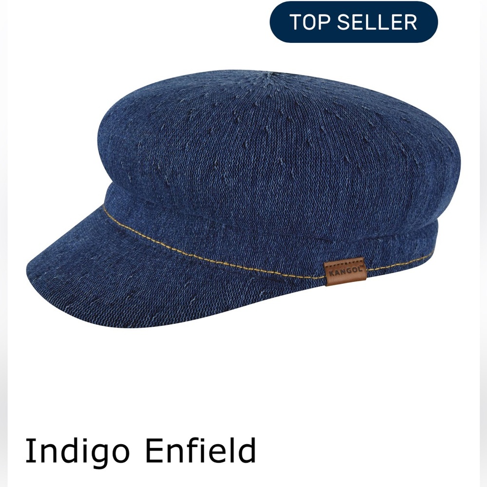Men’s Large Indigo Kangol Hat, Sz Large